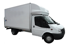 Lorry Hire Telford - Ford Luton Box Tail Lift - Van hire Telford
